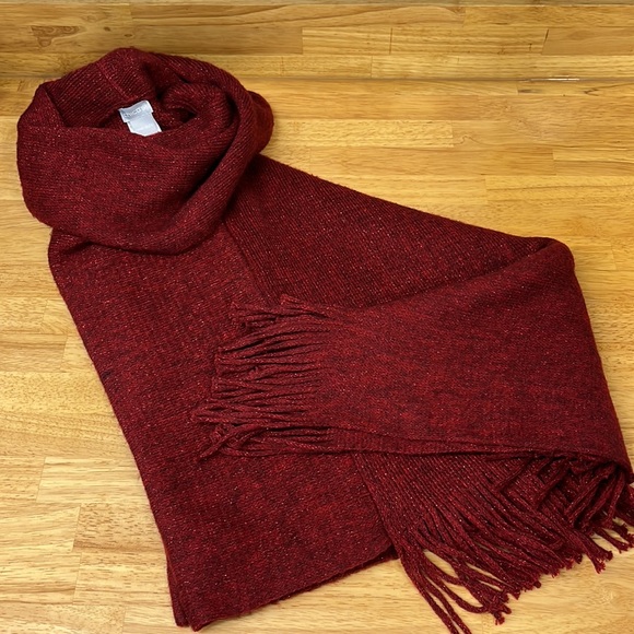 Chico’s Cozy Stripe Cowl Neck Poncho - Picture 8 of 9